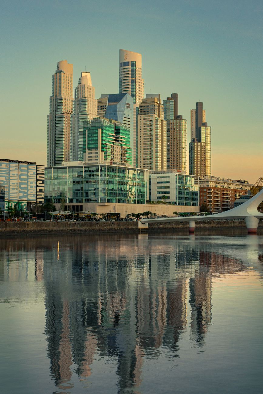 High-rise residential buildings in Buenos Aires, Argentina